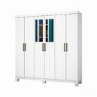 Guarda Roupa Casal 6 Portas Carioca Móveis Branco