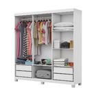 Guarda Roupa Casal 6 Portas Carioca Móveis Branco