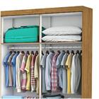 Guarda Roupa Casal 6 Portas Carioca Móveis Branco Freijó