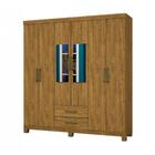 Guarda Roupa Casal 6 Portas Carioca Móveis Freijó