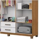 Guarda Roupa Casal 6 Portas Carioca Móveis Freijó Branco