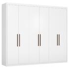 Guarda Roupa Casal 6 Portas Caroline Branco