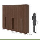 Guarda-roupa Casal 6 Portas Castellaro Imbuia