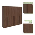 Guarda-roupa Casal 6 Portas Castellaro Imbuia