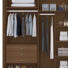 Guarda Roupa Casal 6 Portas Com 2 Portas Ripadas 6 Gavetas Du