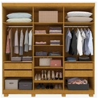 Guarda-roupa Casal 6 Portas Com 6 Portas Reflecta Com Pés Com