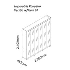 Guarda-roupa Casal 6 Portas Com 6 Portas Reflecta Com Pés Com