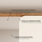 Guarda Roupa Casal 6 Portas Com Amortecimento 6 Gavetas, Cant