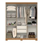 Guarda-roupa Casal 6 Portas Com Espelho 2 Gavetas 100% Mdf 16