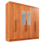 Guarda-roupa Casal 6 Portas Com Espelho 2 Gavetas Recife Sall