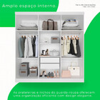 Guarda-roupa Casal 6 Portas Com Espelho 2 Gavetas Recife Sall