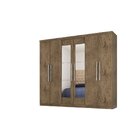 Guarda-roupa Casal 6 Portas Com Espelho 7000 Araplac