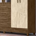 Guarda Roupa Casal 6 Portas Com Espelho 8963 Moval