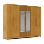 Guarda-roupa Casal 6 Portas Com Espelho Com Pés Absolut New N