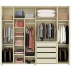 Guarda-roupa Casal 6 Portas Com Espelho Com Pés Innova 100% M