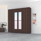 Guarda Roupa Casal 6 Portas Com Espelho Elegance Belmont Vila