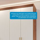 Guarda-roupa Casal 6 Portas Com Espelho Interno Giratório 235