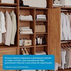 Guarda-roupa Casal 6 Portas Com Espelho Interno Giratório 235