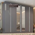 Guarda-roupa Casal 6 Portas Com Espelho Monte Carlo Onix