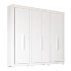 Guarda-roupa Casal 6 Portas Com Pés 234cm 100% Mdf Boston Esp