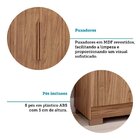 Guarda-roupa Casal 6 Portas Com Pés 234cm 100% Mdf Boston Esp