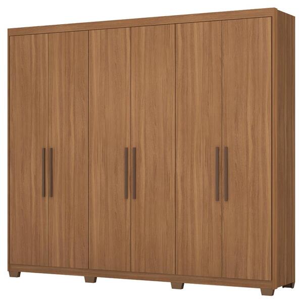 Guarda Roupa Casal 6 Portas Com Pes 63370pe Sumatra Demobile