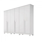 Guarda Roupa Casal 6 Portas Com Pés Em Mdf Bianca Bianchi