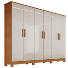 Guarda Roupa Casal 6 Portas Com Pés Em Mdf Nina Bianchi