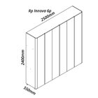 Guarda-roupa Casal 6 Portas Com Pés Innova 100% Mdf Naturale/