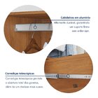 Guarda Roupa Casal 6 Portas Com Puxador De Madeiras 8 Gavetas