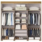 Guarda-roupa Casal 6 Portas De Abrir Sem Espelho E 2 Gavetas