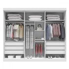 Guarda Roupa Casal 6 Portas Diamante Leifer Móveis