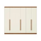 Guarda-roupa Casal 6 Portas E 3 Gavetas Bigger Prime Canela/o