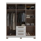 Guarda-roupa Casal 6 Portas E 3 Gavetas Branco/gelo