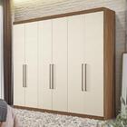 Guarda Roupa Casal 6 Portas E 4 Gavetas C/ Pés Versalhes Jato