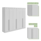 Guarda Roupa Casal 6 Portas E 4 Gavetas Castellaro Lopas
