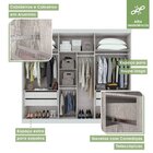 Guarda Roupa Casal 6 Portas E 4 Gavetas Castellaro Lopas