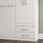 Guarda Roupa Casal 6 Portas E 4 Gavetas Havana Plus Branco