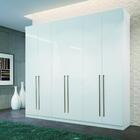 Guarda Roupa Casal 6 Portas E 4 Gavetas Imaginare Branco - Sa