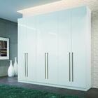 Guarda Roupa Casal 6 Portas E 4 Gavetas Imaginare Branco - Sa