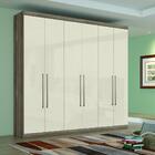 Guarda Roupa Casal 6 Portas E 4 Gavetas Imaginare Castanha/of