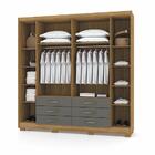 Guarda-roupa Casal 6 Portas E 6 Gavetas Premium Para Quarto