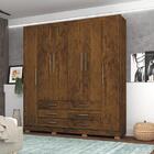 Guarda-roupa Casal 6 Portas E 6 Gavetas Premium Para Quarto