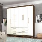 Guarda-roupa Casal 6 Portas E 6 Gavetas Premium Para Quarto