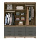 Guarda Roupa Casal 6 Portas E 9 Gavetas Star 6.9 Com Pés - Sa