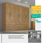 Guarda Roupa Casal 6 Portas E 9 Gavetas Trade Novo Horizonte