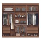 Guarda Roupa Casal 6 Portas E Cabeceira Dali Jatobá Areia