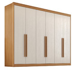 Guarda Roupa Casal 6 Portas Em Mdf Colossal Zanzini