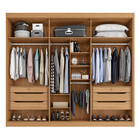 Guarda Roupa Casal 6 Portas Em Mdf Colossal Zanzini