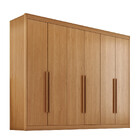 Guarda Roupa Casal 6 Portas Em Mdf Colossal Zanzini